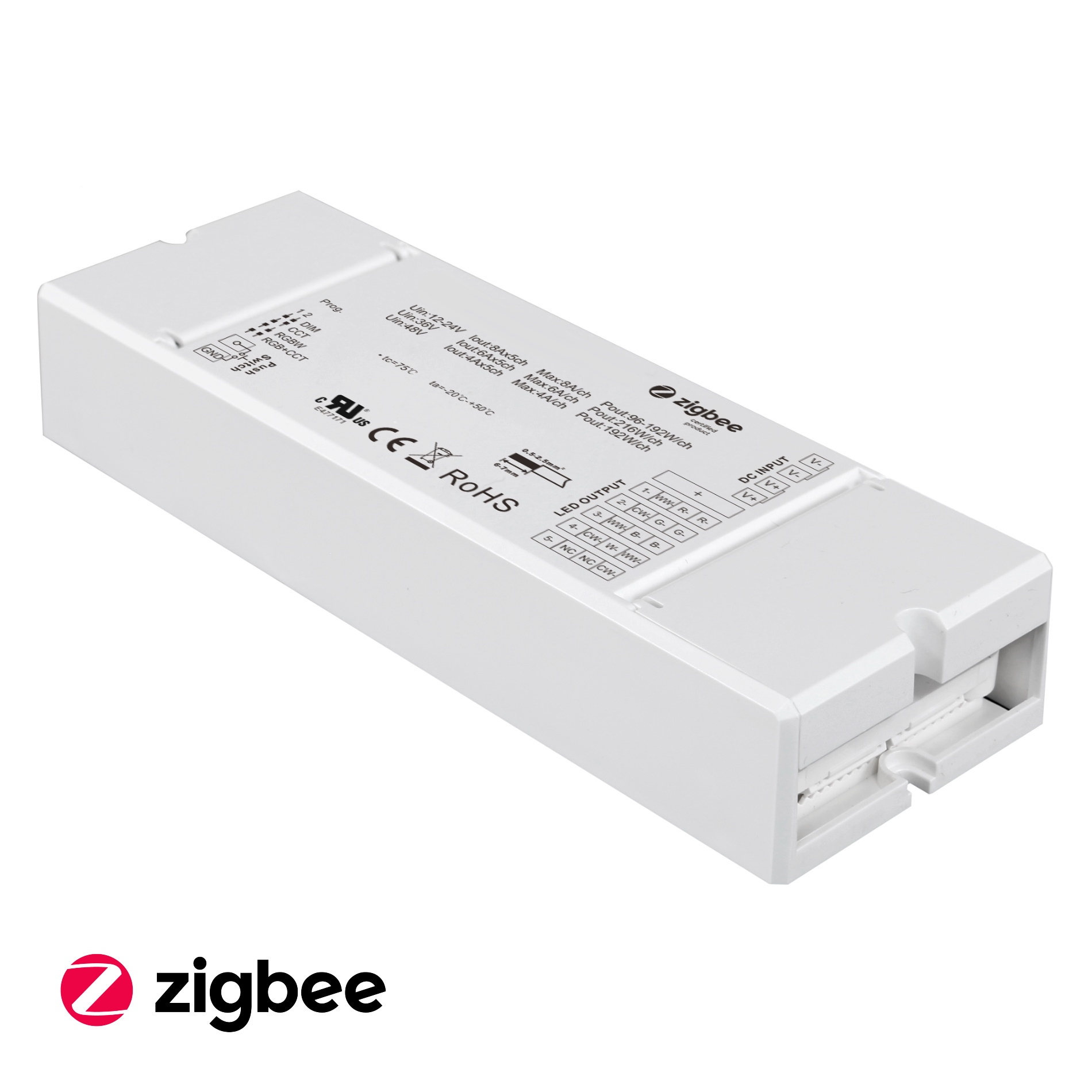 Inttechno INTZBDC5CH - Универсальный LED-контроллер 5-канальный