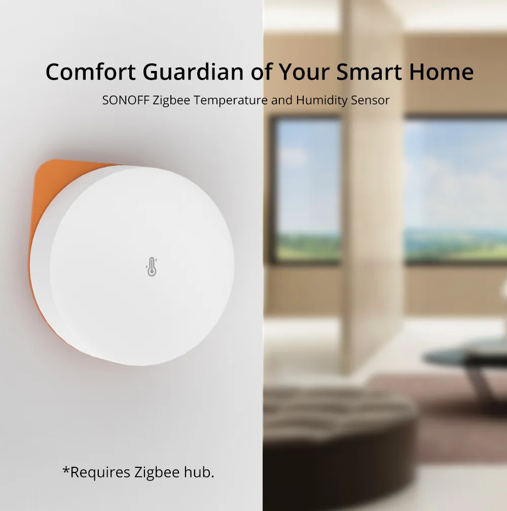 Sonoff SNZB-02P Датчик температуры и влажности ZigBee | SNZB-02P