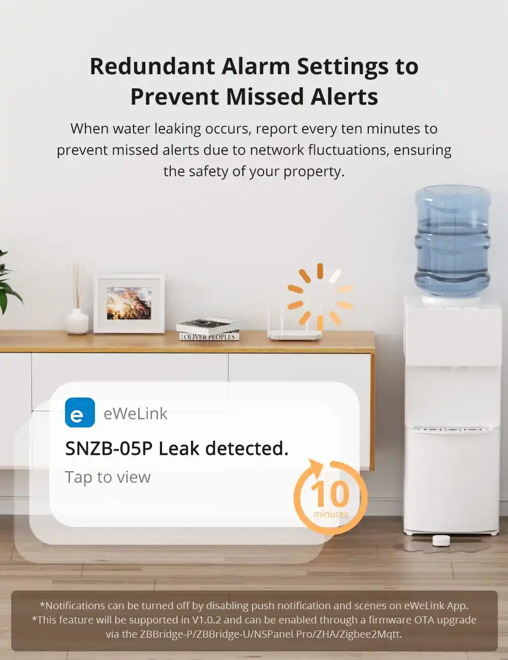 Sonoff SNZB-05P Датчик утечки воды ZigBee | SNZB-05P