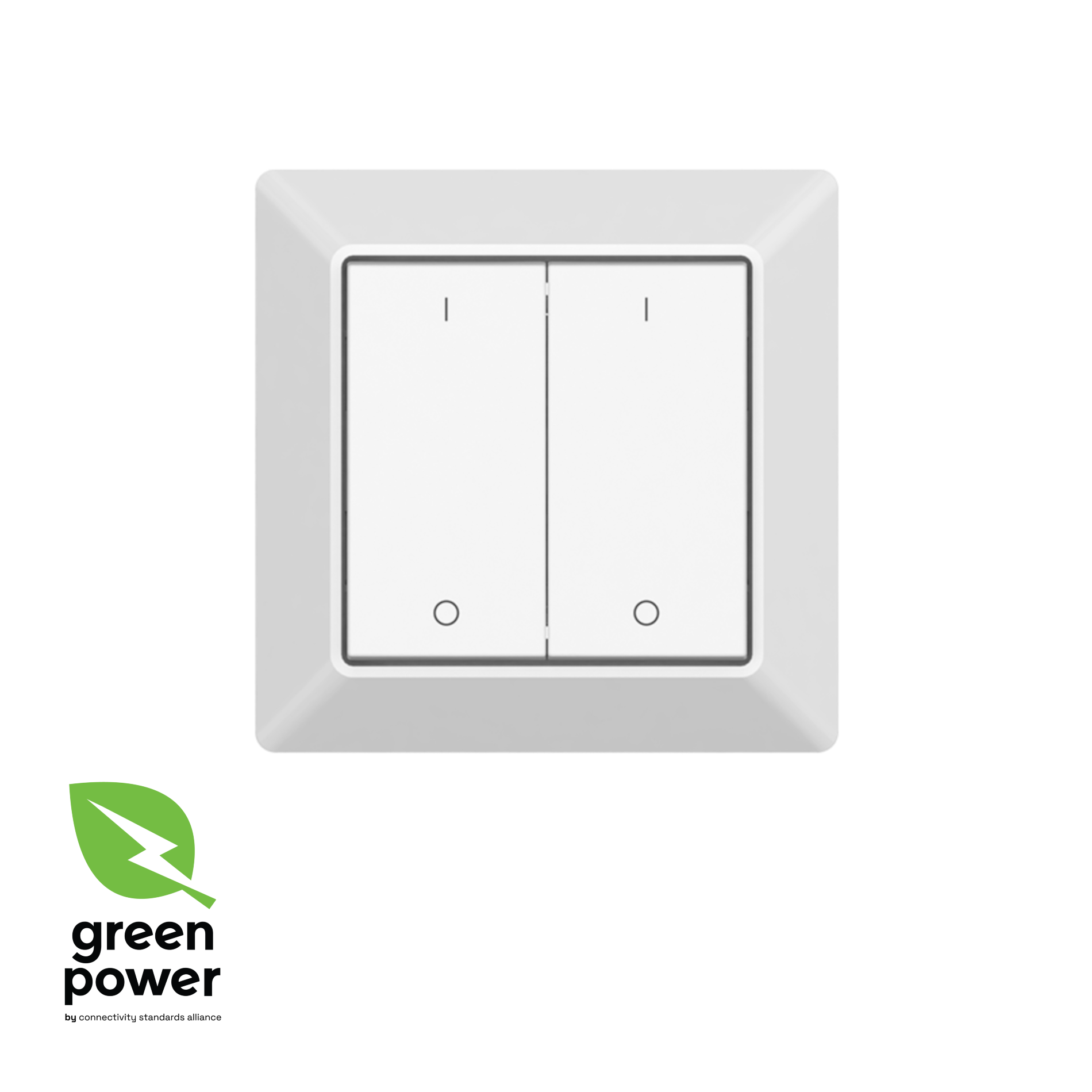 INTTECHNO REMOTE SWITCH (DUAL) INTGPDRS2MONO - Беспроводной выключатель 2-клавишный