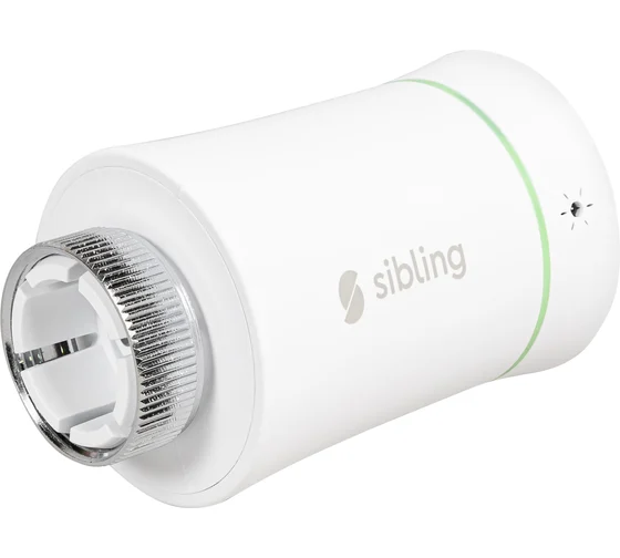 Sibling 00-01018464 Умная термоголовка для радиатора Sibling (белая)